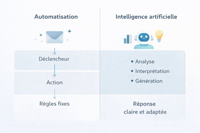 Automatisation vs IA