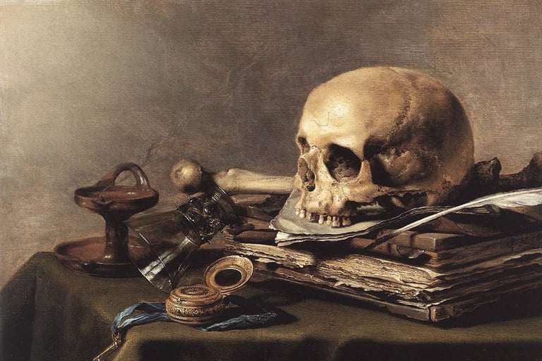  Pieter Claesz, vers 1630 vanité