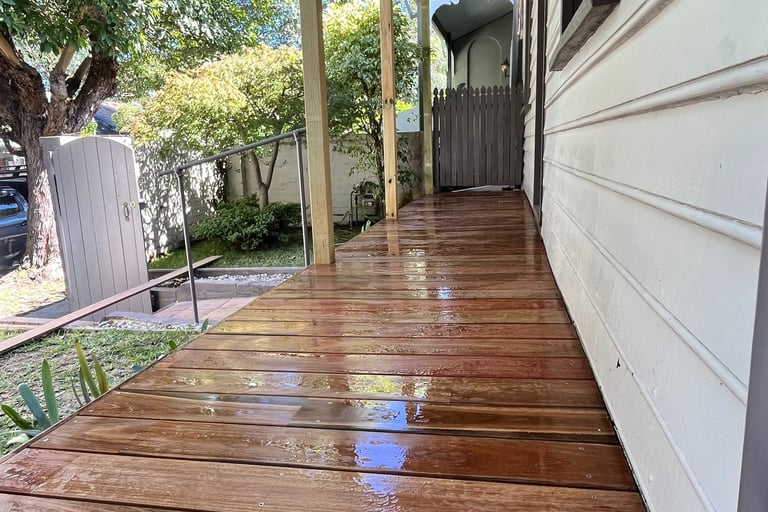 Spotted Gum Front Porch in Crows Nest