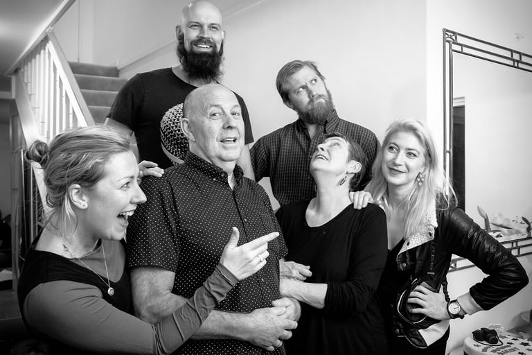 Geoff Fisher funny family photo