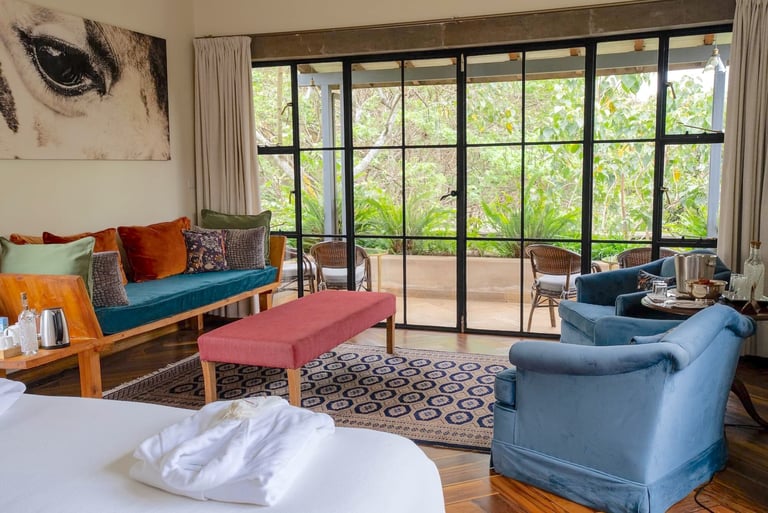 Giraffe Manor Kenya The Retreat day room