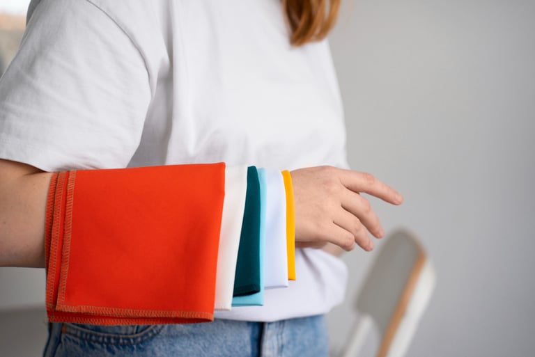 Tissus colorimétrie - The David Touch - Conseil en Image Paris