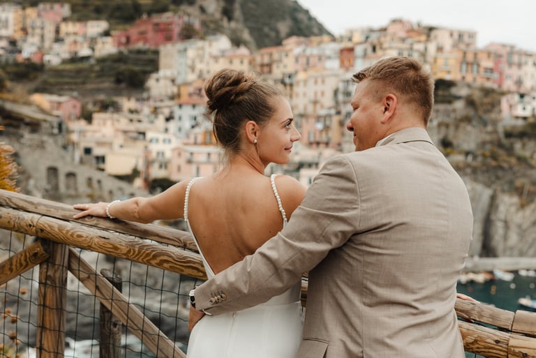 Sesja ślubna w Cinque Terre Manarola