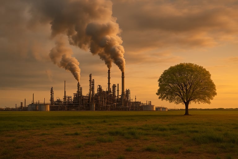 refinería-cambio climático-sostenibilidad