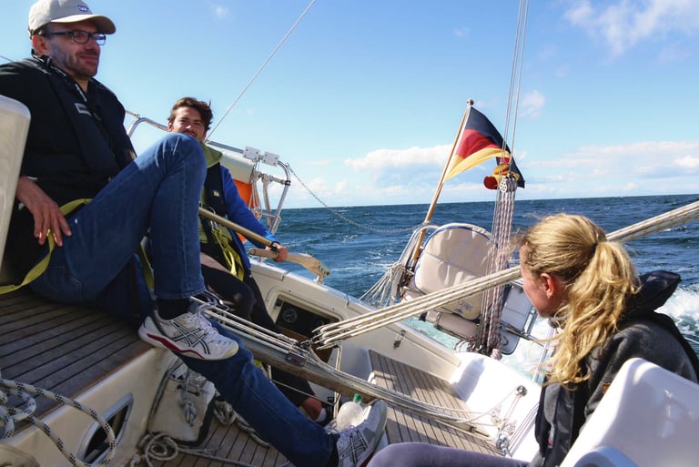 Segeln Ostsee Schräglage