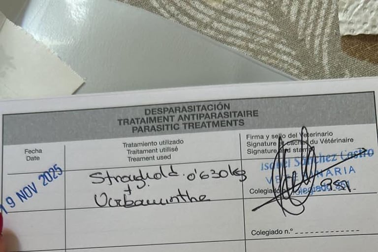 Registros veterinarios 