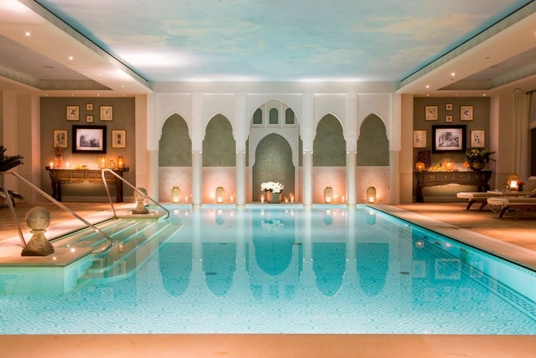 Palazzo Parigi Milan – Luxurious Moroccan-inspired spa pool area