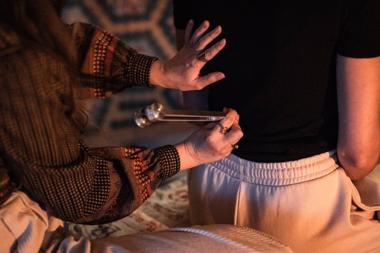 weighted tuning forks biosonics sonothérapeute certifiée