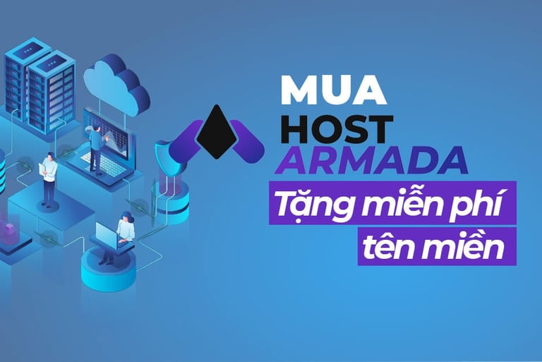 Hostarmada, mua hosting tặng tên miền miễn phí, dịch vụ lưu trữ chất lượng