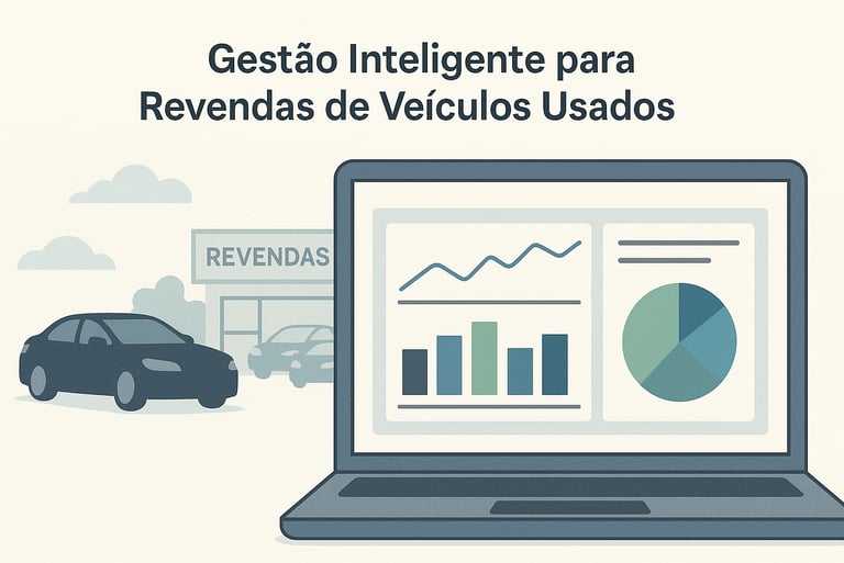 Sistema de gestão para revendas de veículos usados com controle de estoque e vendas