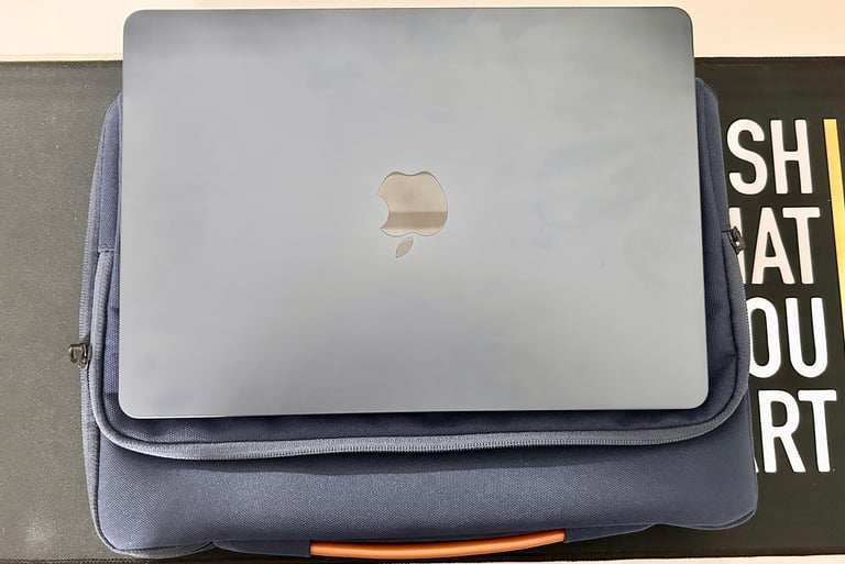 MacBook Air with Sleeve