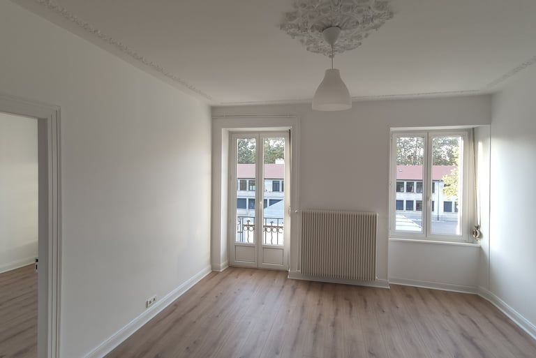 Une belle pièce rénovée travaux fini