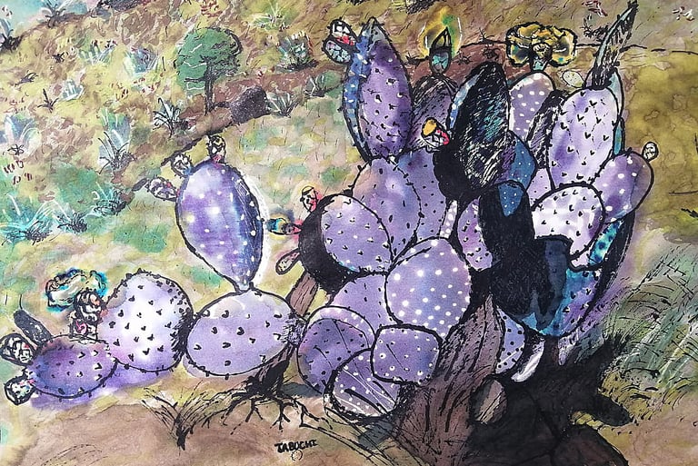 "A touch of purple magic in your favorite spot." A dreamy, intimate work from the artist’s archive.
