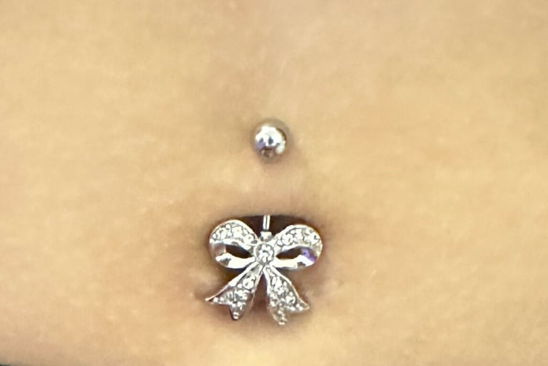Licensed navel piercing studio in Montrose & Stonehaven