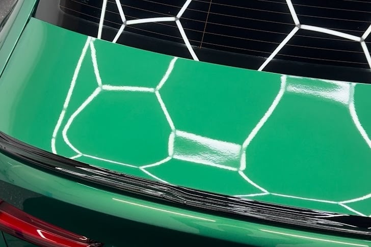 BMW M3 mirror-like finish after a Full Gloss Paint Protection Film