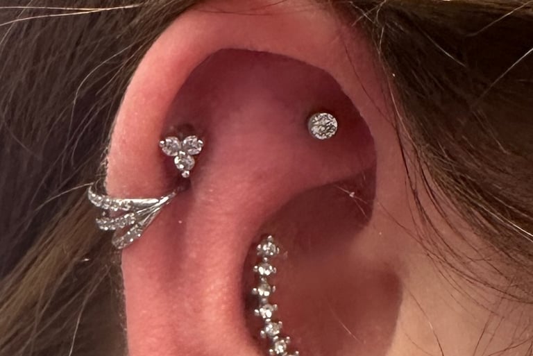 Licensed rook piercing studio in Montrose & Stonehaven