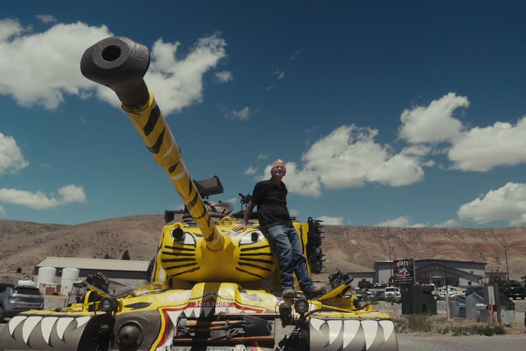 Armor, Rust and Power documentary film still (director, writer: Andrius Lekavičius)