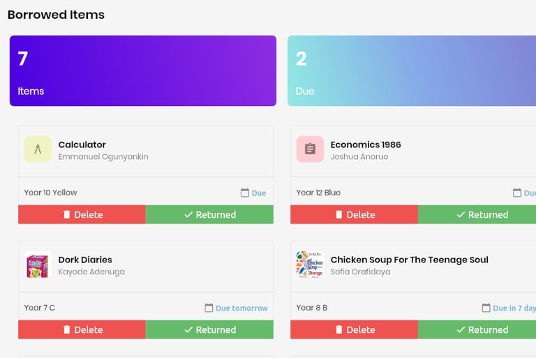 desktop library management app
