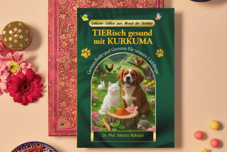 Das Buch über KURKUMA - eine Exklusive Sonderausgabe zum Monat der Tierliebe
