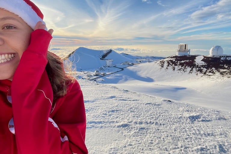 Maunakea Schnee Gipfel Hawai'i Annerschtwo