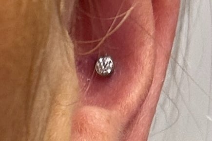 Licensed studio offering conch piercings in Montrose & Stonehaven