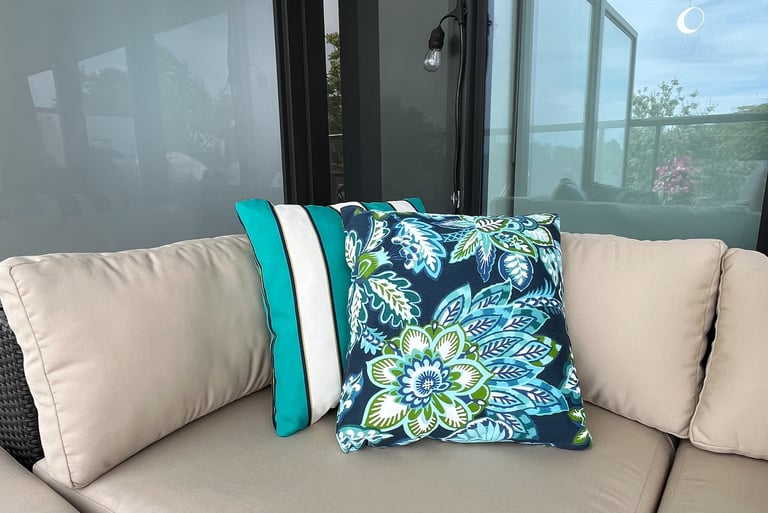 custom back cushions and pillows