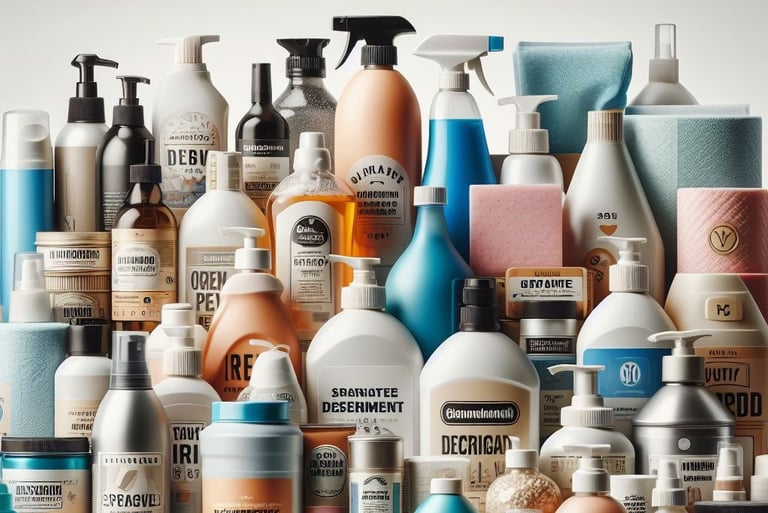 Product Registration UAE Detergents and Disinfectants