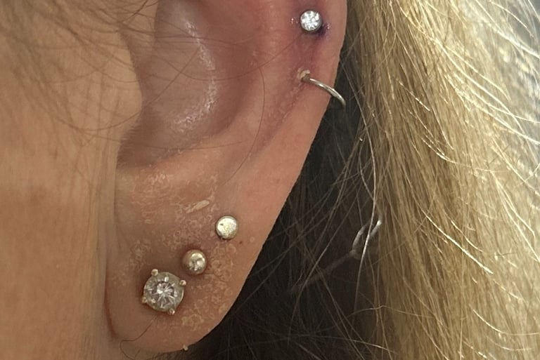 Licensed lobe piercing studio in Montrose & Stonehaven