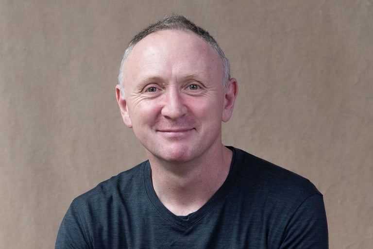 Matt Wood Australian male voiceover artist in recording studio