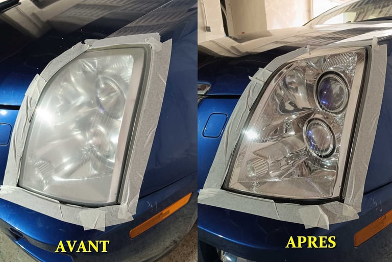 rénovation phare voiture clermont