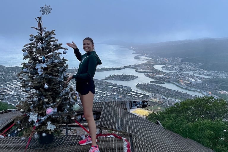 Koko Head Krater Hawai'i O'ahu Weihnachten Annerschtwo