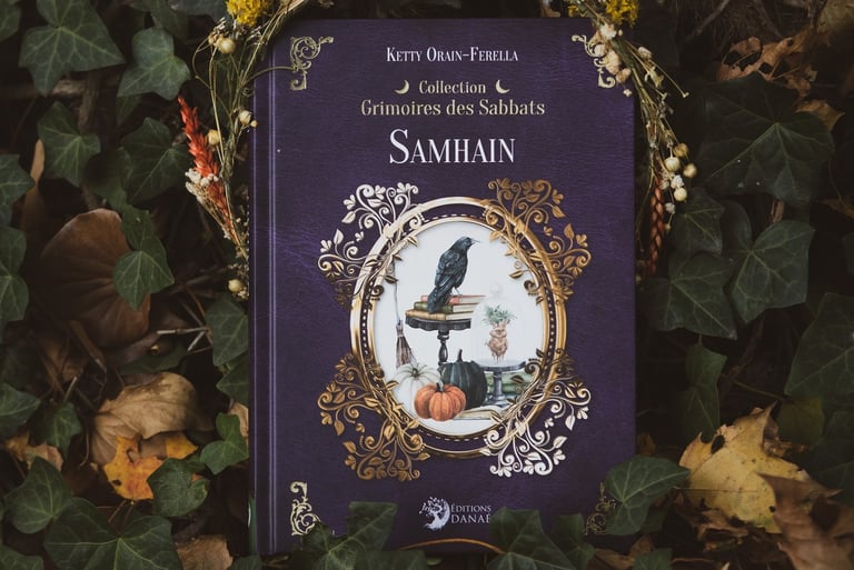 Couverture d'un livre sur le sabbat de Samhain de Ketty Orain Ferella