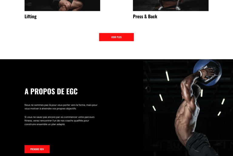 exemple d'un site offert par l'entreprise solufy
