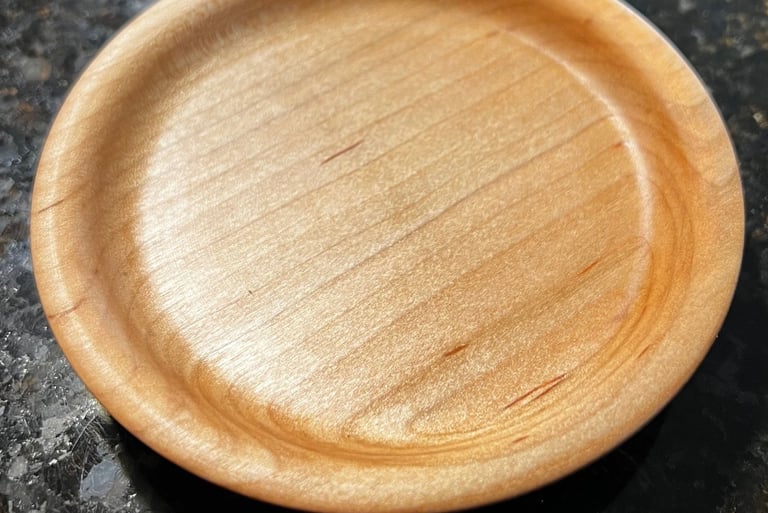 wine glass snack dish