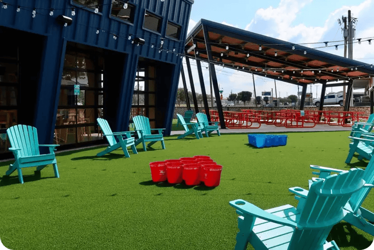 Commercial artificial grass