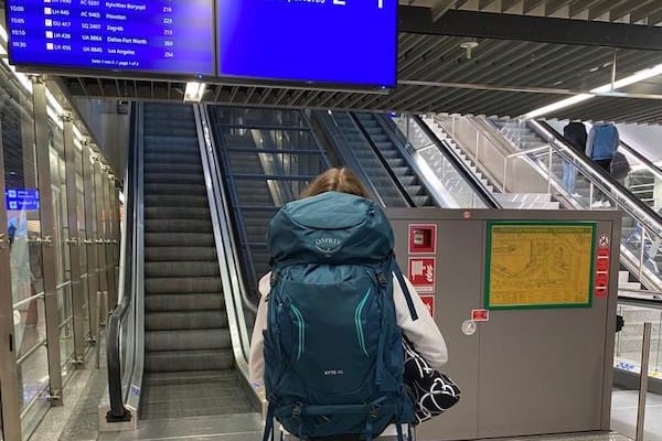 Abreise Gap Year Frankfurt Flughafen Annerschtwo