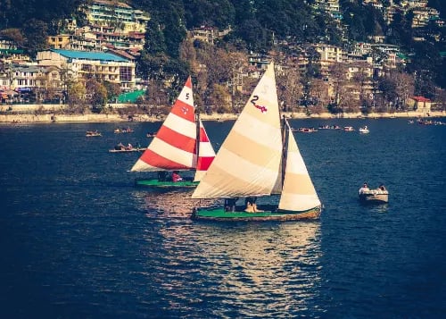 boating in naini lake