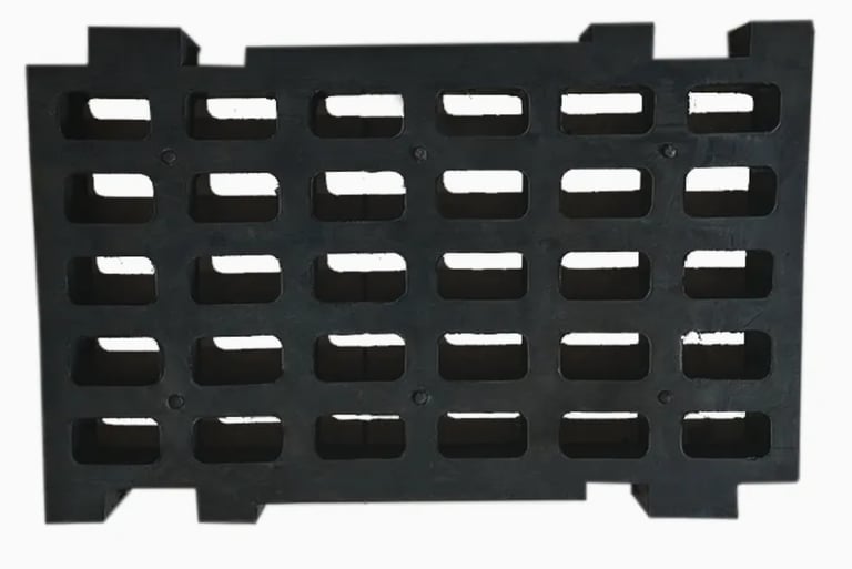 Vibrating Screen Wear Panels - Rubber, Polymer, Hardened Steel Supplier, Slotted Screen Panels