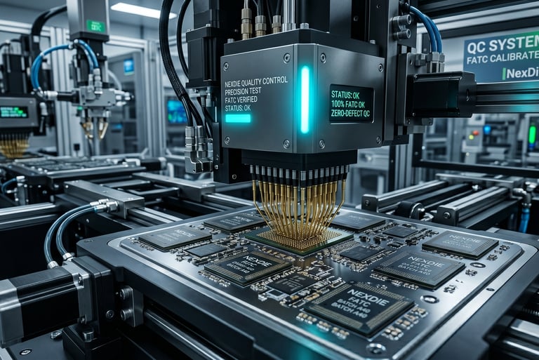100% FATC automotive-grade temperature cycle testing for NexDie DDR3 and DDR4 memory chips