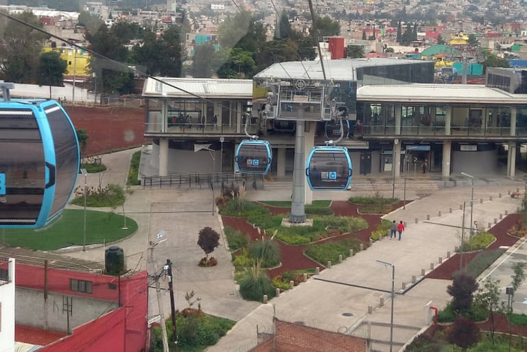 Estación Campos Revolución Cablebús Ciudad de México