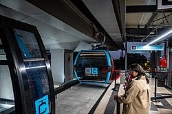 Estación PARCUR / Colegio de Arquitectos del Cablebús Ciudad de México