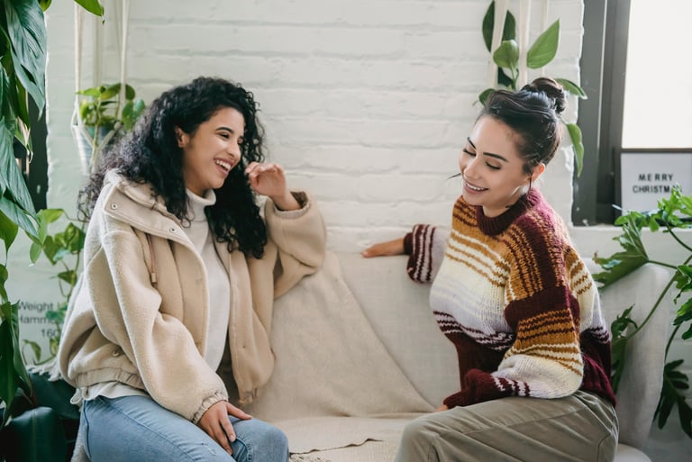 Talking therapy between 2 people