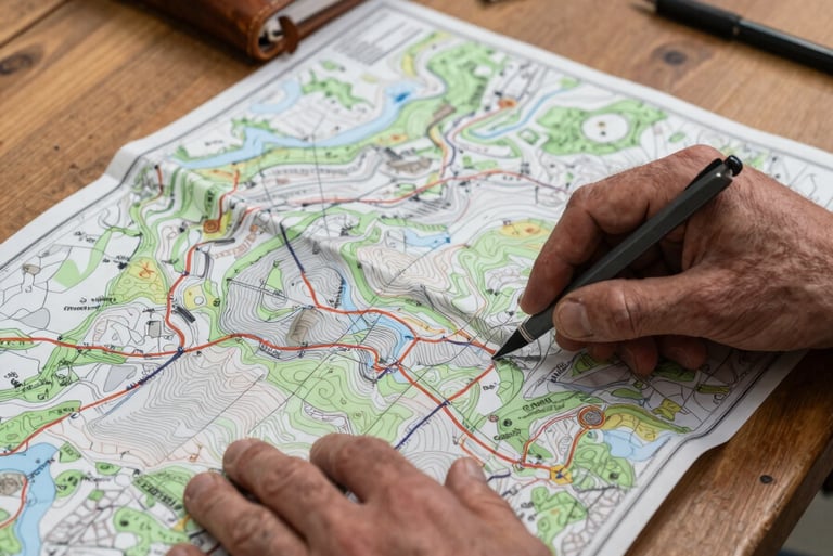 Map route