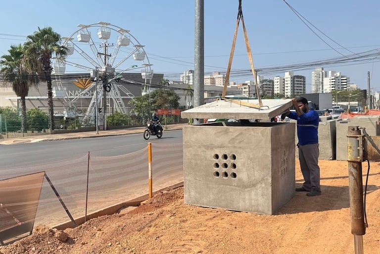 caixa de inspeção de concreto Cuiabá