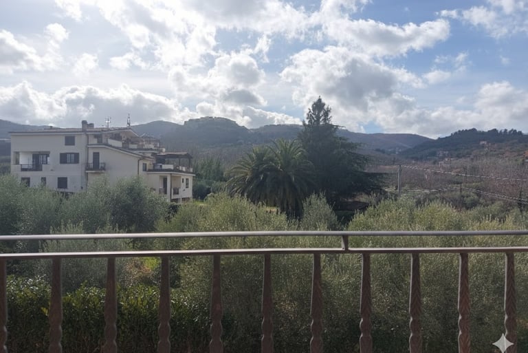 Spazio esterno e terrazzo della villa eventi Castelli Romani, ideale per aperitivi