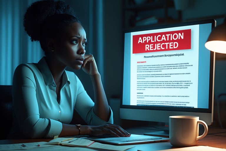 Professional workspace at night representing the career preparation gap.