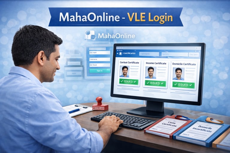 Mahaonline CSC €login