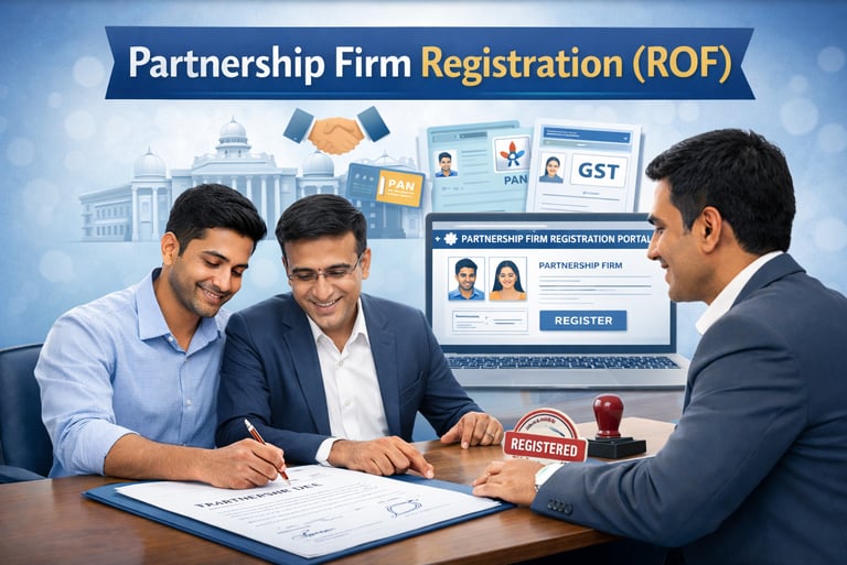 Partnership Firm Registration (ROF)