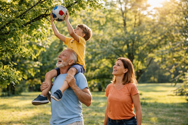 ein gesundes und glückliches leben in jedem alter