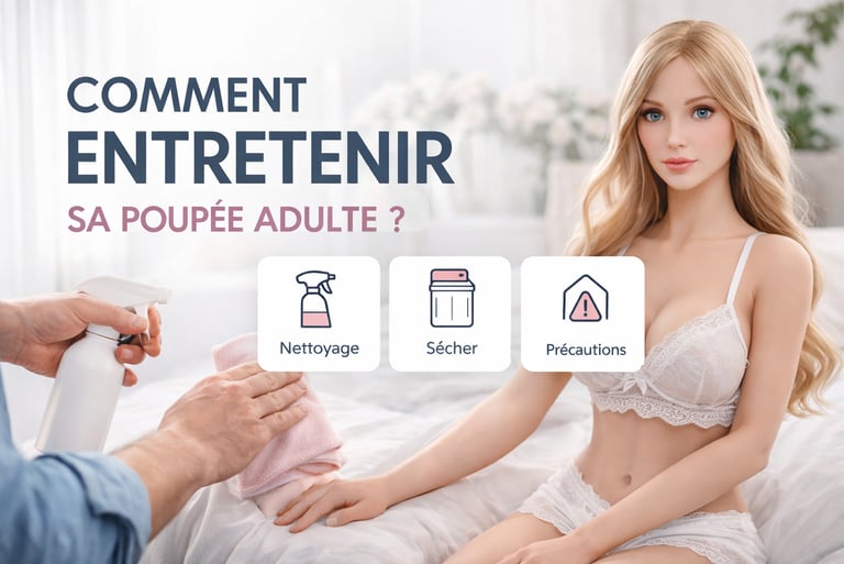 entretenir sa poupée silicone TPE adulte